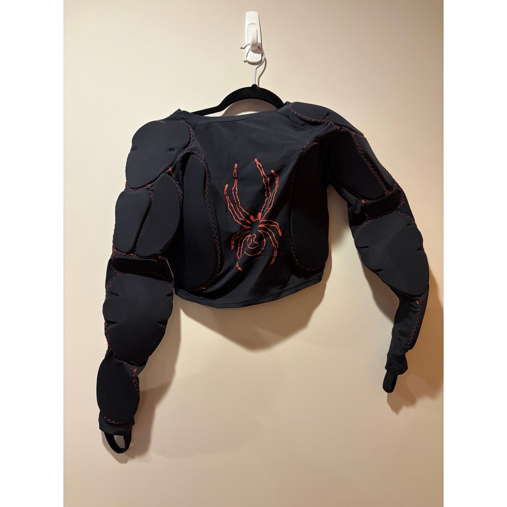 Skyder Bashor Top Ski Race Protection Padded Slalom Shirt Small Black Crop Sport